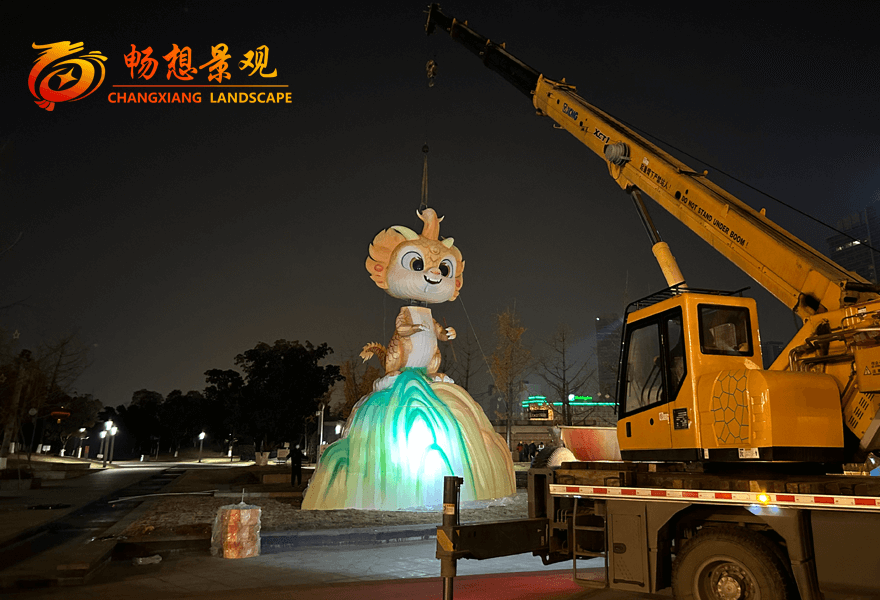 2024成都龙年彩灯安装