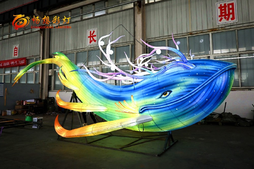 定制鲸鱼彩灯