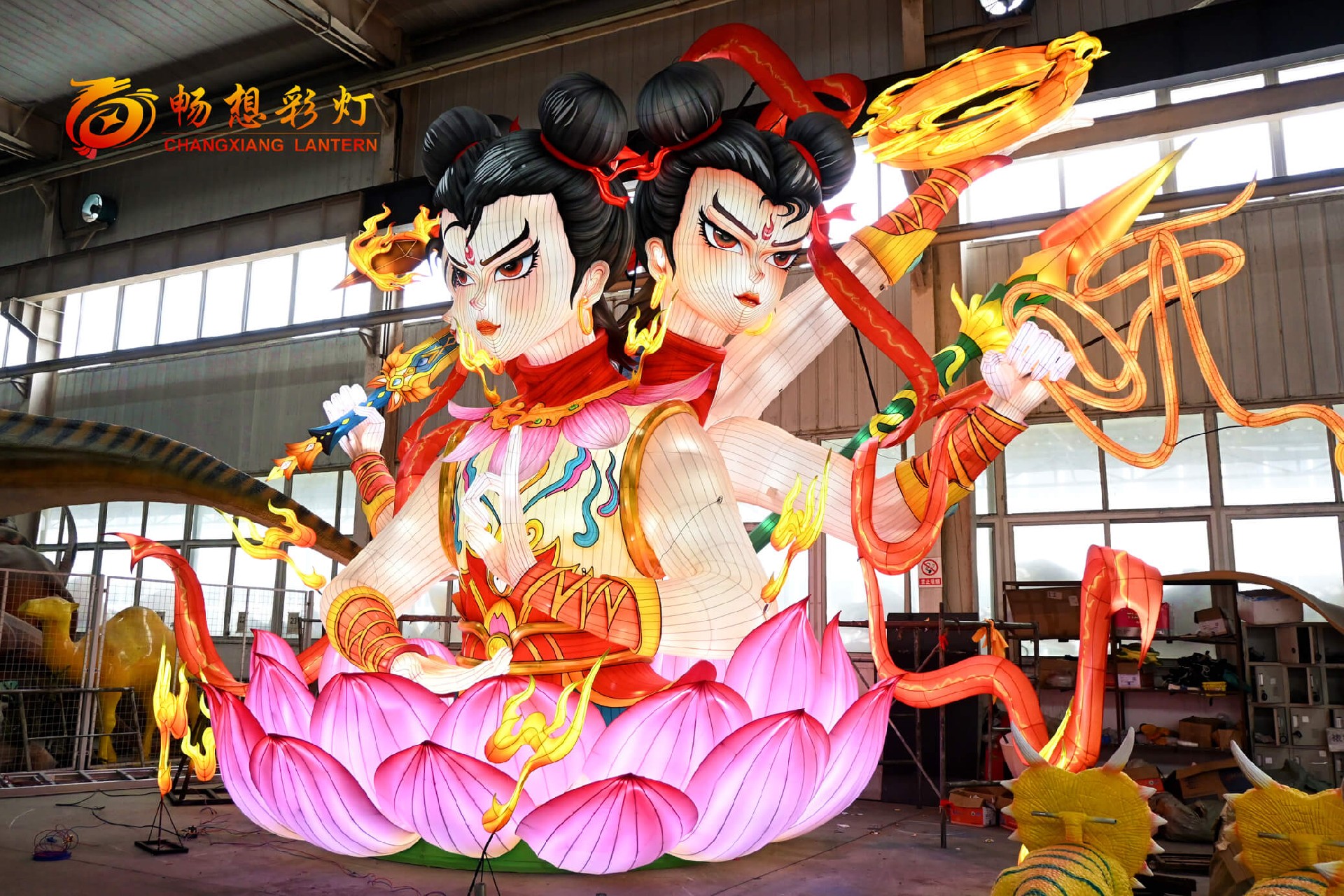 定制哪吒彩灯3
